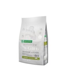 Nature’s Protection White Dogs Grain Free White Fish Junior Small & Mini Breeds-Беззърнена храна за кучета с бяла риба за малки породи