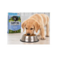 Кученце се наслаждава на Happy Dog Sensible Puppy Lamm & Rice