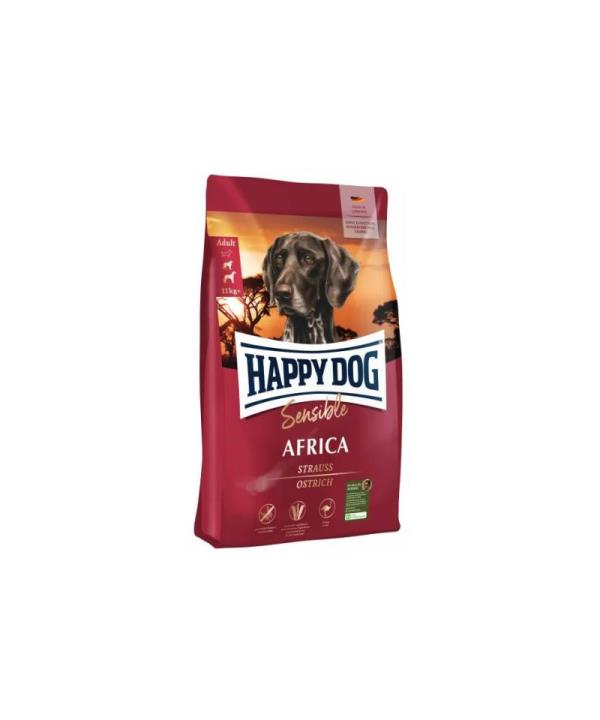 Happy Dog Sensible Africa беззърнена суха храна за кучета с месо от щраус и картофи