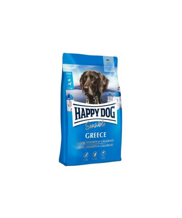 Happy Dog Sensible Greece суха храна за кучета с агнешко, скариди и калмари без пшеница