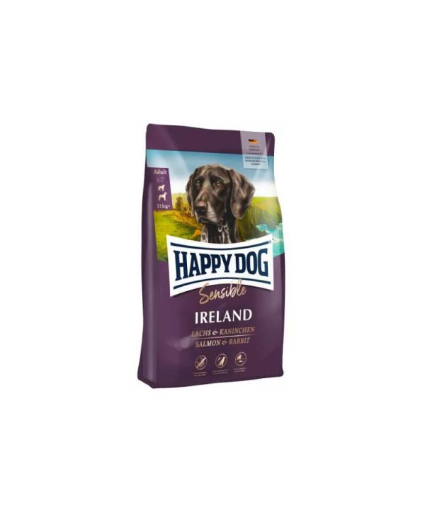 Happy Dog Sensible Ireland суха храна със сьомга и заешко за чувствително храносмилане