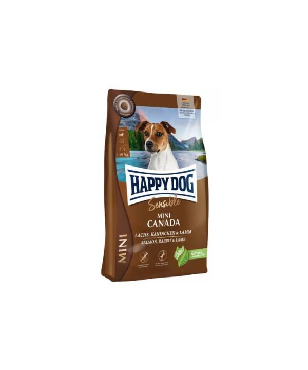 Happy Dog Sensible Mini Canada с сьомга, заек и агнешко