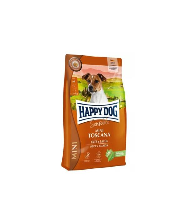 Happy Dog Sensible Mini Toscana с патица и сьомга