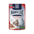 Happy Cat Adult Voralpen Rind пауч с говеждо месо за израснали котки над 1 година