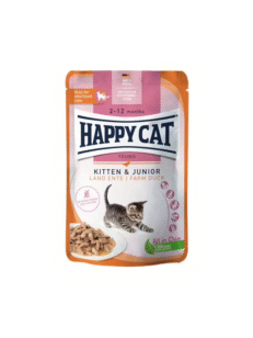 Happy Cat Meat in Sauce – Kitten & Junior Farm Duck - крехко патешко месо в сос