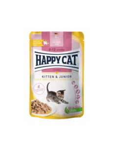 Happy Cat Meat in Sauce – Kitten & Junior Farm Poultry -с домашни птици  в сос
