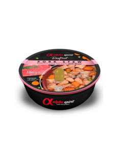 Alpha Spirit Real Food - Мокра храна за кучета купа с яхния от свинско месо 280 гр