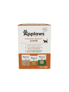 Applaws Chicken in Broth Multipack - Комбинирани паучове за котка с Пиле в бульон 12х70г