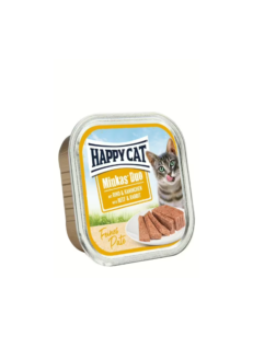 Happy Cat Minkas Duo Beef & Rabbit- пастет за котки с говеждо и заешко месо