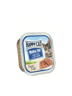 Happy Cat Minkas Duo Beef & Wild salmon-пастет за котки
