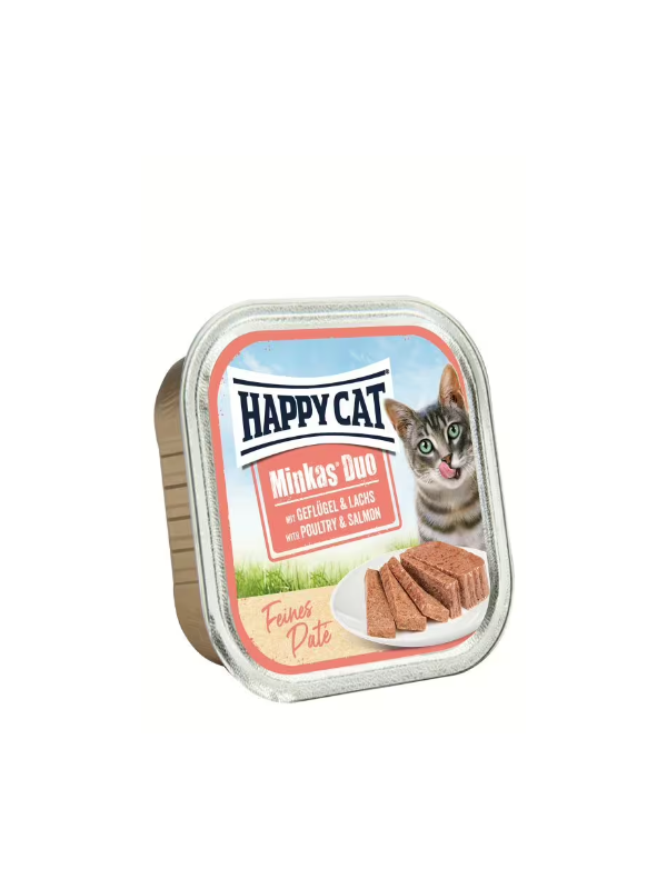 "Happy Cat Minkas Duo Poultry & Salmon пастет за котки"