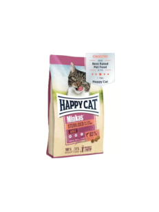 Happy Cat Minkas Sterilised with Salmon- Храна за кастрирани котки