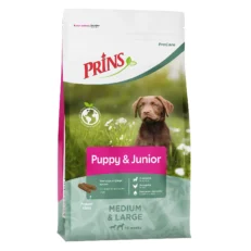 Prins ProCare Puppy & Junior Perfect Start-студено пресована храни за средни и едри породи до 1 година с Пиле и Пуйка
