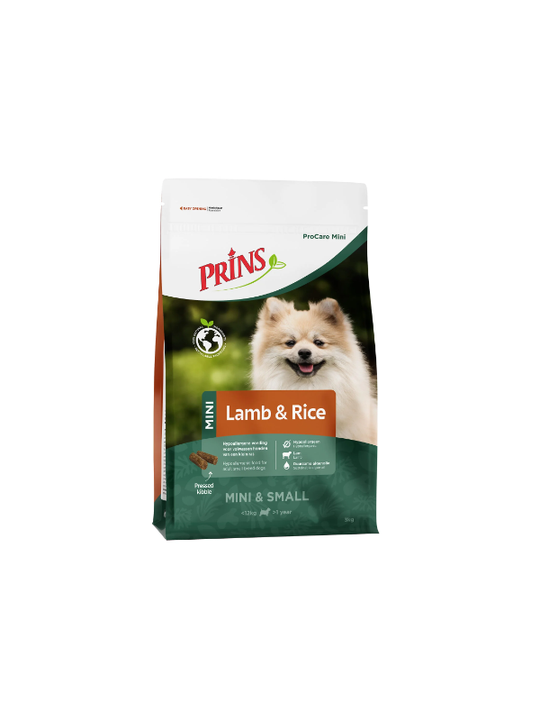 Prins ProCare Mini Lamb & Rice студено пресована хипоалергенна храна за малки кучета с агнешко