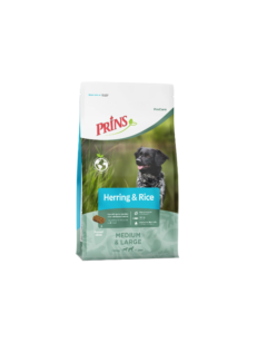 Prins ProCare Herring & Rice – студено пресована хипоалергенна храна за кучета от средни и едри породи