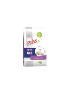 Prins VitalCare Diet Renal & Liver Support за котки с бъбречни или чернодробни проблеми.