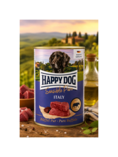 Happy Dog Sensible Pure Italy – Buffalo е консерва за кучета само с биволско месо.