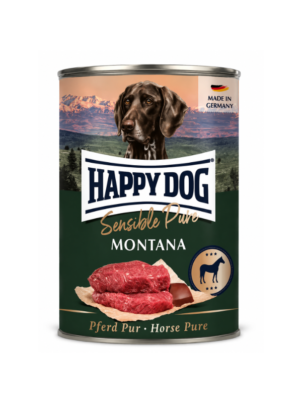 Happy Dog Sensible Pure Montana Horse консерва с конско месо за кучета