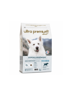 Ultra Premium Direct hypoallergenic  food-Пълноценна хипоалергенна харана с ниско съдържание на ориз за пораснали кучета от всички породи с риба.