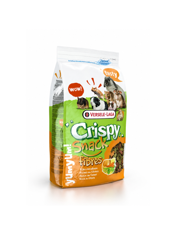 Храна за гризачи Versele-Laga Crispy Snack Fibres с люцерна, зеленчуци и билки