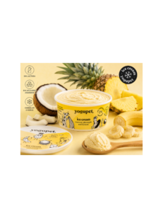 Yogupet Ice Cream – Кокос, ананас и банан (сладолед за кучета и котки)