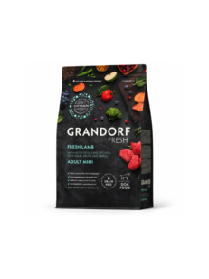 Grandorf Fresh Lamb Adult Mini-прясно агнешко със сладки картофи за кучета от малки породи над 1 година