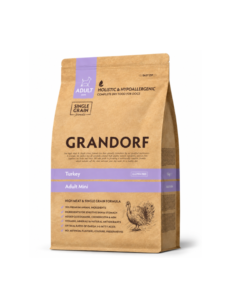 Grandorf Turkey Mini– хипоалергенна храна за малки породи с пуешко